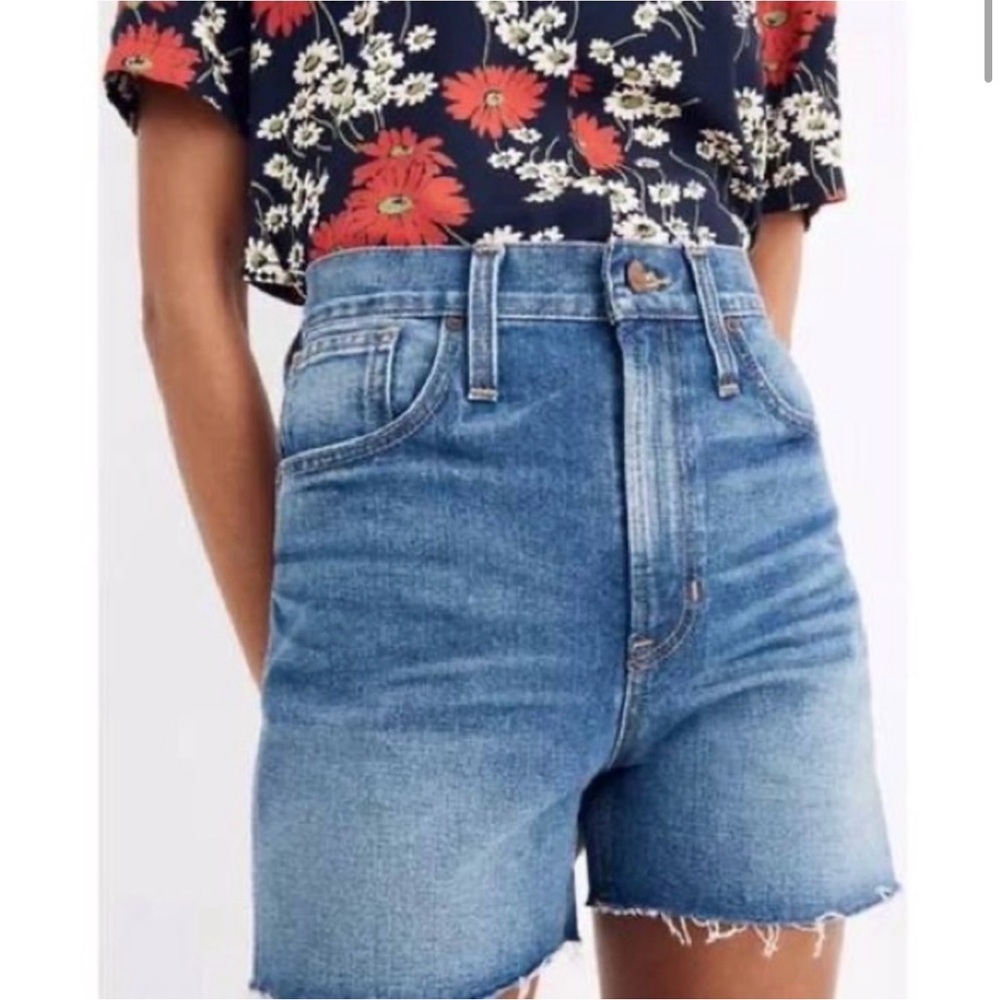 Madewell the mom Jean short